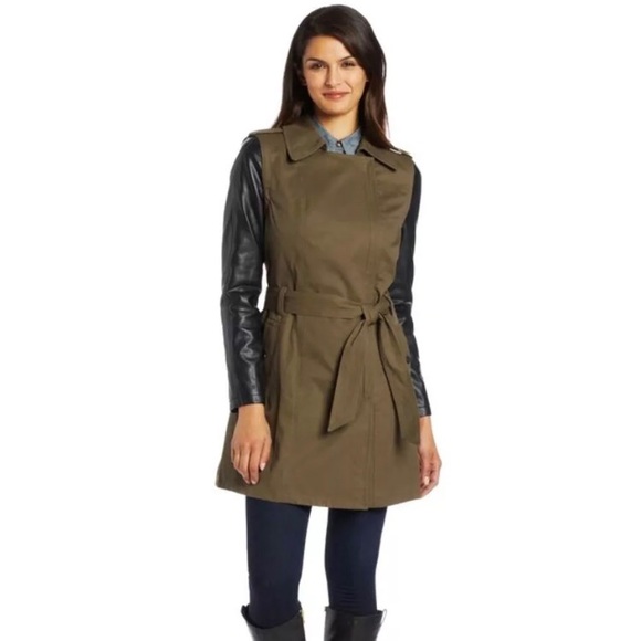 Dkny Jackets & Blazers - DKNY Olive military vest jacket